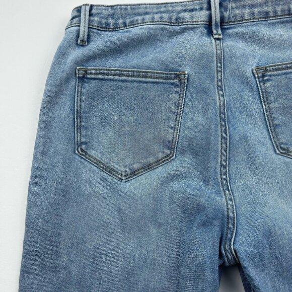 Driftwood Jeans Womens  Sz. 30x34 (30x30.5) Blue Farrah Flare Boho Bell Bottoms - Picture 16 of 16